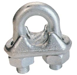 EUROPEAN TYPE DROP FORGED WIRE ROPE CLIPS,GALV.