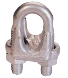 JIS TYPE DROP FORGED WIRE ROPE CLIPS,H.D.G.