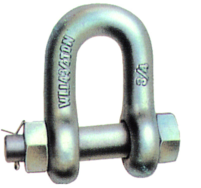 U.S.TYPE FORGED BOLT SAFETY CHAIN SHACKLE,H.D.G.