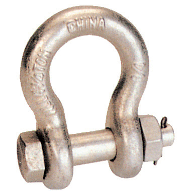 U.S.TYPE FORGED BOLT SAFETY ANCHOR SHACKLE,H.D.G.