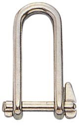 HALYARD SHACKLE WITH LOCKING PIN,AISI316