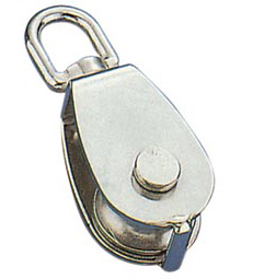 SWIVEL SINGLE PULLEY, REMOVABLE PIN